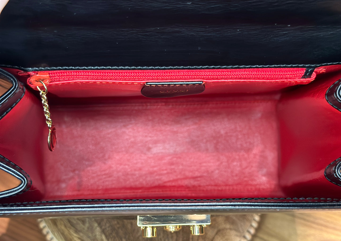 Gucci Lady Lock Leather Handbag