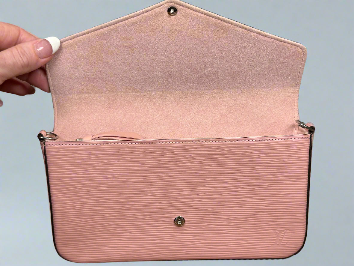 Louis Vuitton Felicie Pochette in Epi Leather