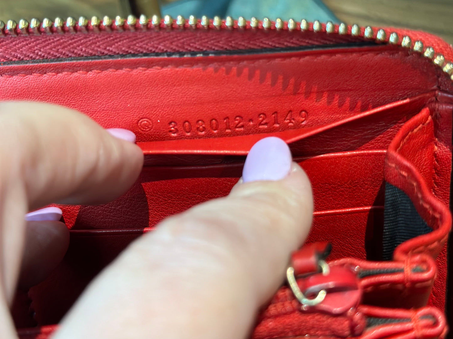 Gucci Guccissima Sukey Zip Around Long Wallet
