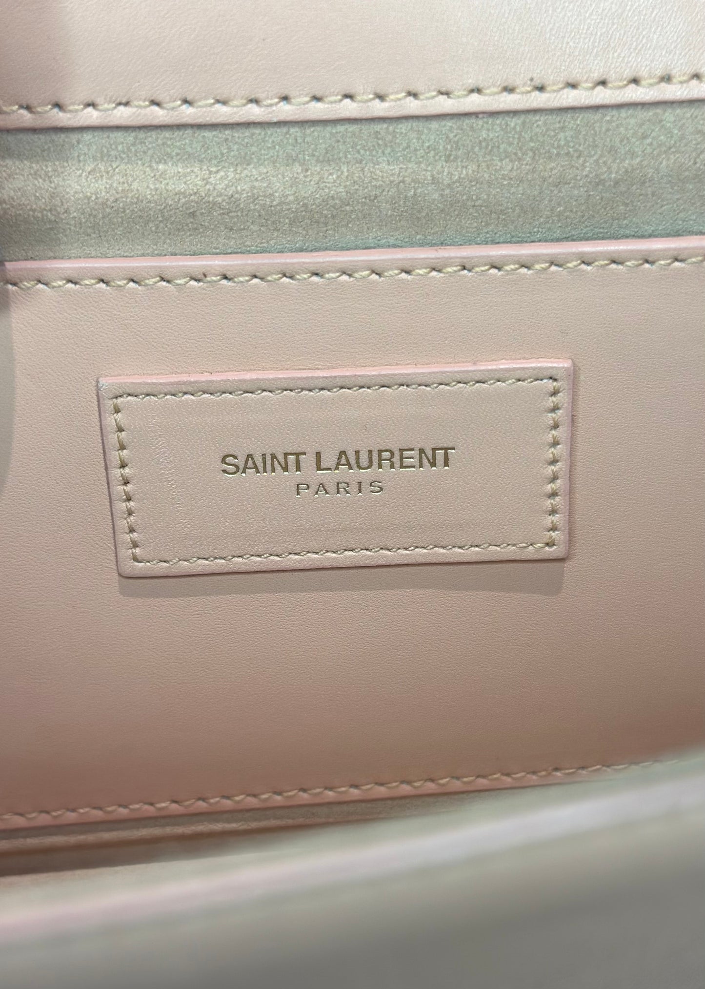 Saint Laurent Smooth Calfskin Cassandre Clutch