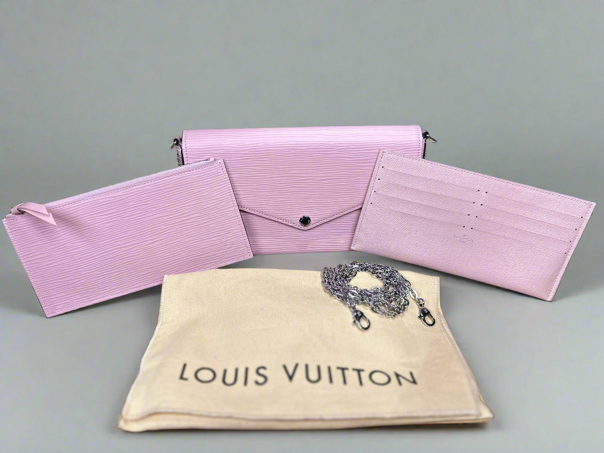 Louis Vuitton Felicie Pochette in Epi Leather