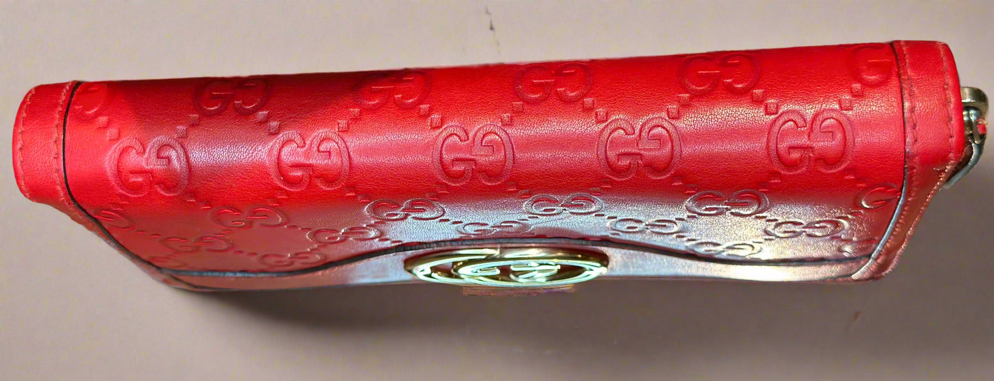 Gucci Guccissima Sukey Zip Around Long Wallet