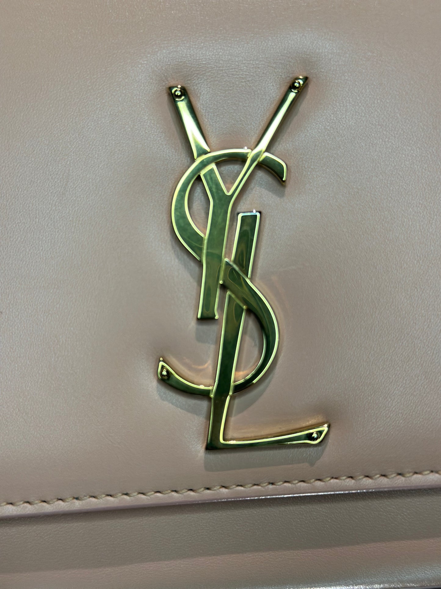 Saint Laurent Smooth Calfskin Cassandre Clutch