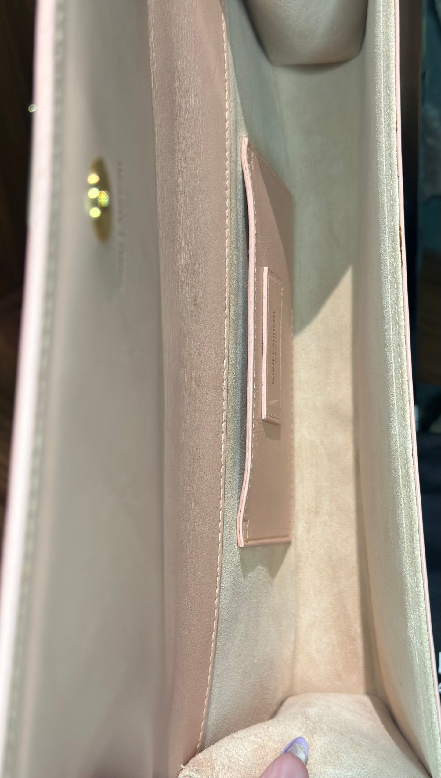 Saint Laurent Smooth Calfskin Cassandre Clutch