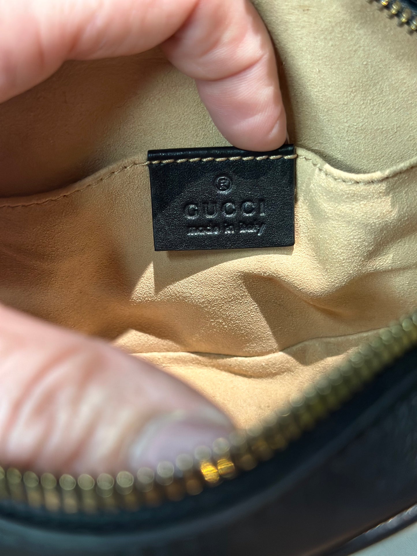 Authentic Gucci Matelasse GG Marmont Belt Bag