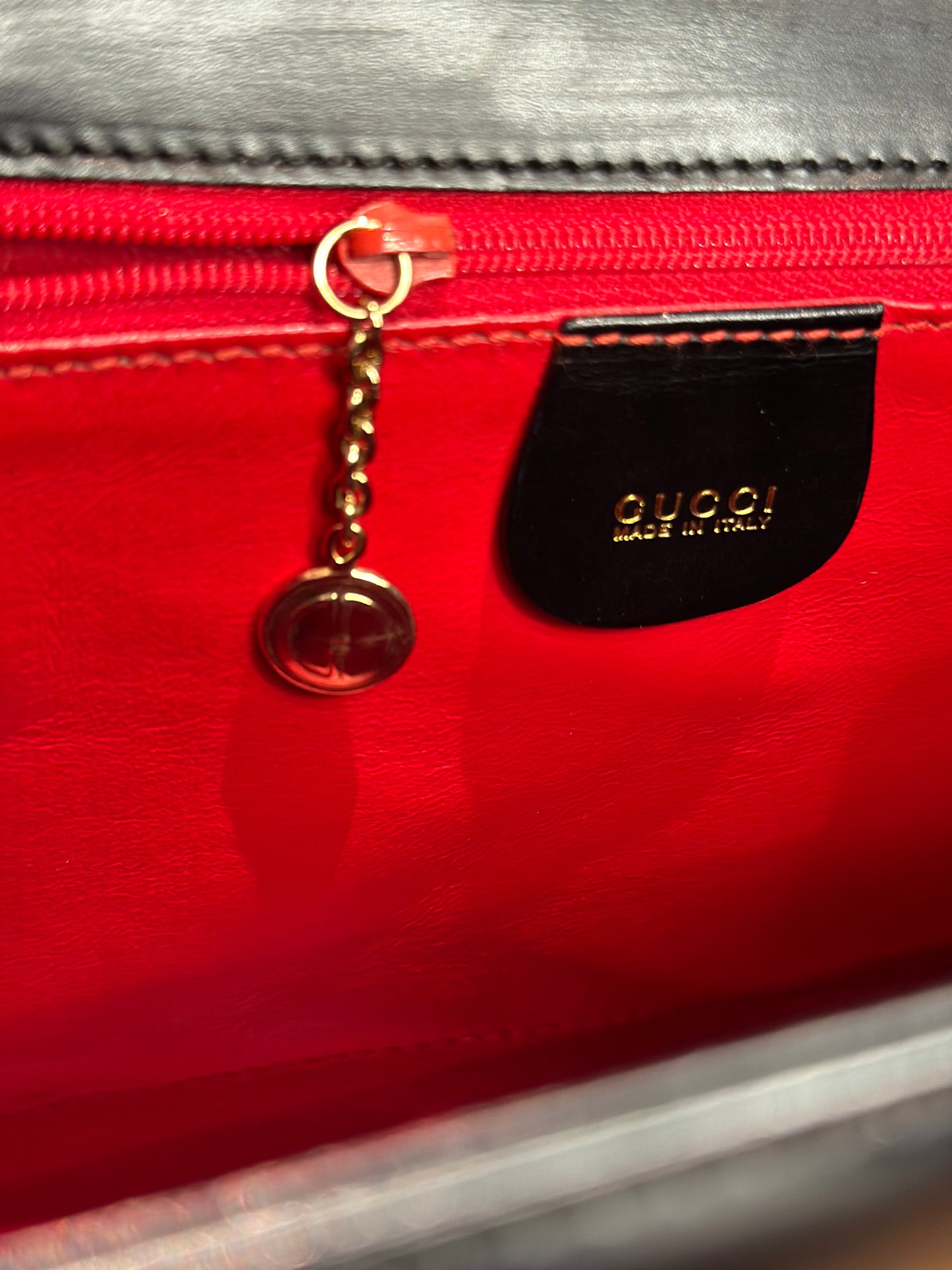 Gucci Lady Lock Leather Handbag