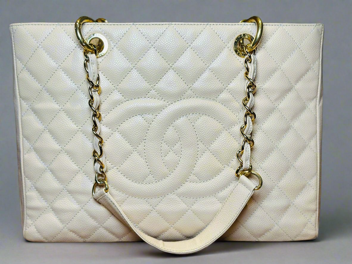 CHANEL Caviar Quilted Grand Shopping Tote -GST-