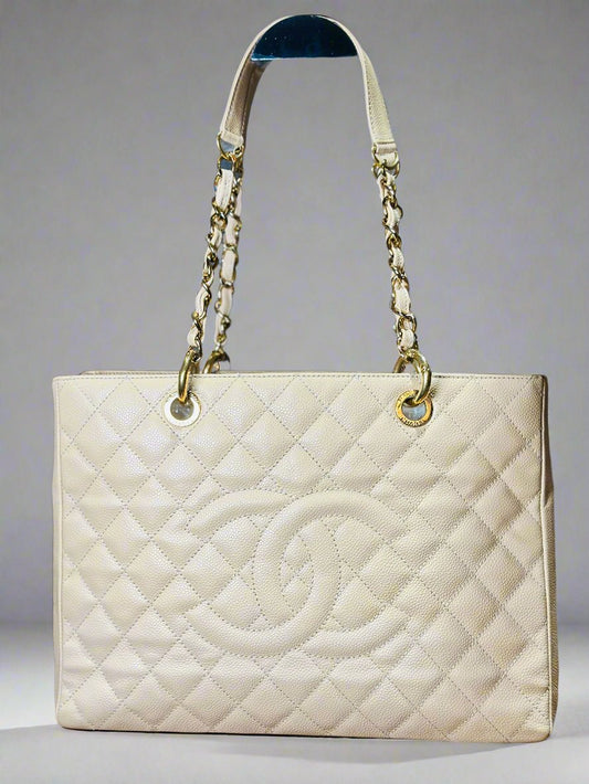 CHANEL Caviar Quilted Grand Shopping Tote -GST-