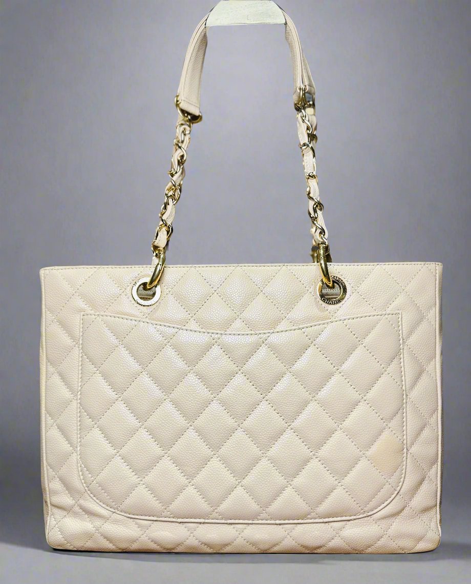 CHANEL Caviar Quilted Grand Shopping Tote -GST-