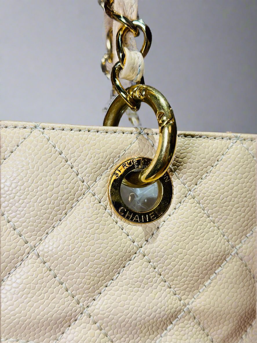 CHANEL Caviar Quilted Grand Shopping Tote -GST-